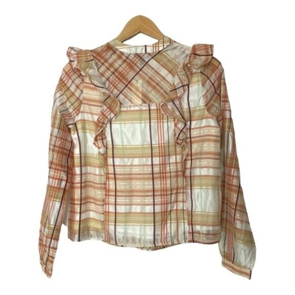 Current Air Polly Ruffled Peasant Blouse - Picture 5 of 10